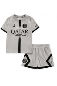Paris Saint-Germain Babytruitje Uit tenue Kind 2022-23 Korte Mouw (+ Korte broeken)